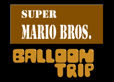 Super Mario bros. balloon trip